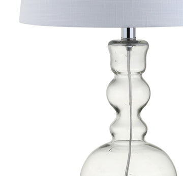 Genie 28.5" Glass LED Table Lamp - JONATHAN Y